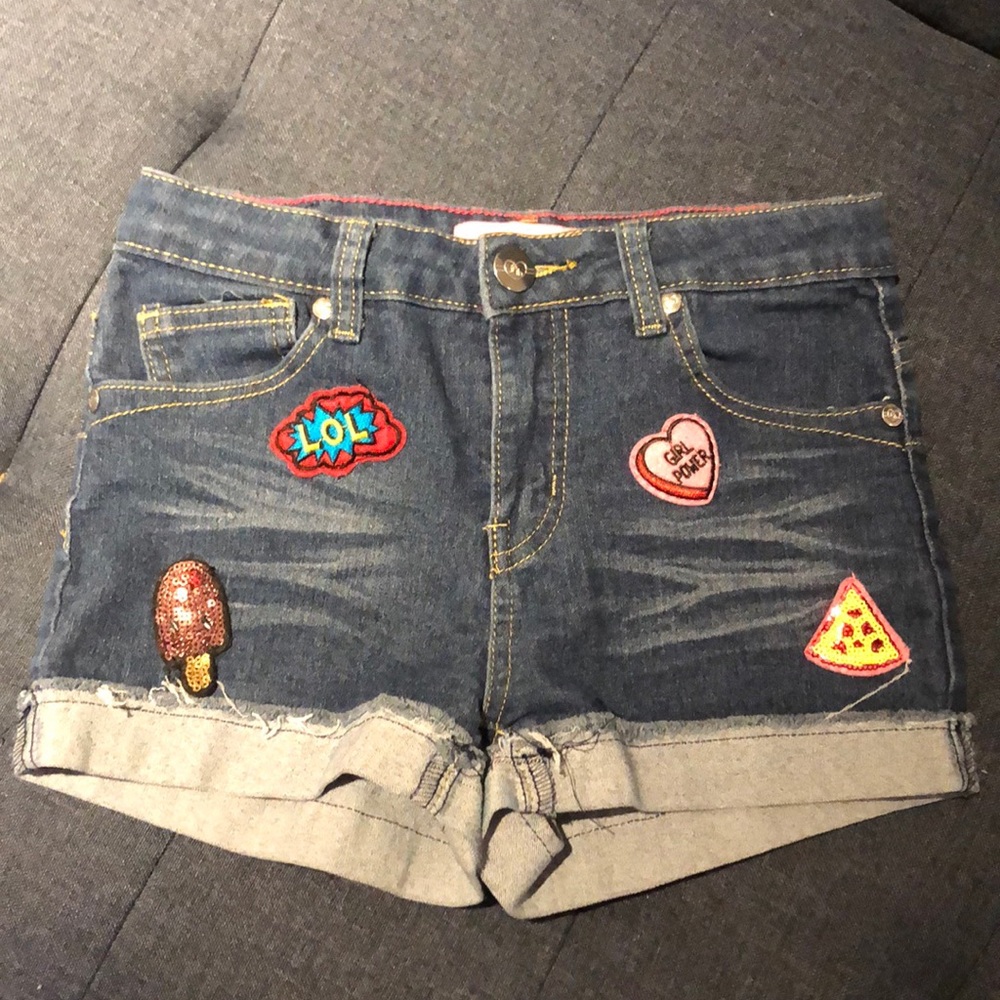 PINK LATTE DENIM SHORTS